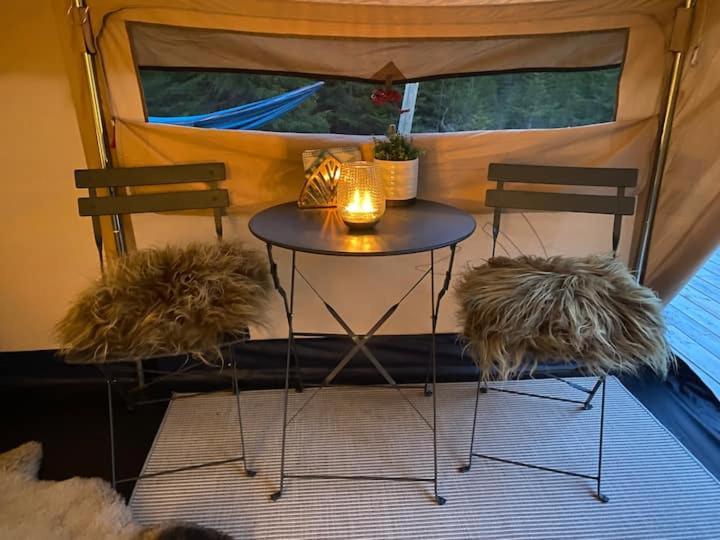Glamping Tent With Amazing View In The Forest Torsby Exteriör bild